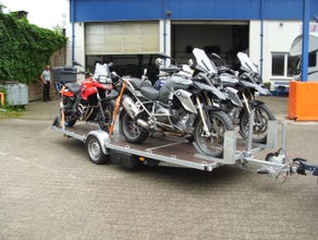 Motorrad Transportanhänger für bis zu 5 Maschinen