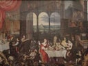 Barockes Mahl Kulisse, Kunst, Malerei, Barock