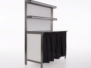 Rückbuffet Regal 1,25 m