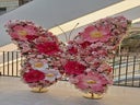 Floraler Schmetterling, Selfie Point, Fotopoint, Eventdekoration, Centerdekoration, Promotion, Messe, Branding