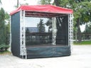 Bühne mit Sattel Dach 4x3 - 12m² für kleine Stadtfest, Präsentation, Events etc.