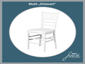 Stuhl Chiavari // Stuhl Tiffany // Hochzeitsstuhl // der stylische weiße Stuhl