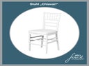 Stuhl Chiavari // Stuhl Tiffany // Hochzeitsstuhl // der stylische weiße Stuhl