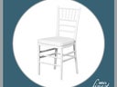 Stuhl Chiavari // Stuhl Tiffany // Hochzeitsstuhl // der stylische weiße Stuhl - Galerie - Bild 1
