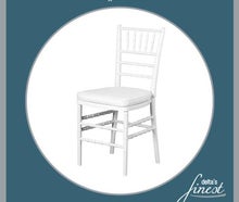Stuhl Chiavari // Stuhl Tiffany // Hochzeitsstuhl // der stylische weiße Stuhl