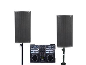 1200 W Party S +, Musikanlage, Partyanlage, PA Anlage, Tonanlage, Boxen, optional mit Bluetooth (Aufpreis 10 Euro)