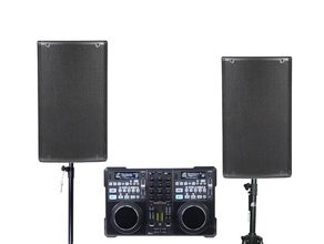 1200 W Party S +, Musikanlage, Partyanlage, PA Anlage, Tonanlage, Boxen, optional mit Bluetooth (Aufpreis 10 Euro)