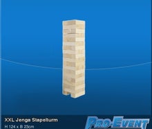 XXL Jenga Stapelturm