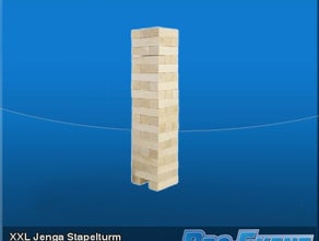 XXL Jenga Stapelturm