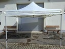 Faltpavillon 3 x 3 m weiß Zelt
