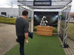 Dosenschießen / Tin-Kick / Fußball Zielschiessen auf Dosen mieten