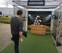 Dosenschießen / Tin-Kick / Fußball Zielschiessen auf Dosen mieten