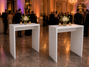 Brückentisch Block Weiß mieten – Miettisch, Eventtisch, Veranstaltungstisch, Partytisch, Tische