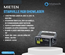 Stairville DJ Lase RGB Pro Advanced 1000