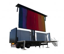 LED-Mobil/-Container rB50 50m² mit 9,20 x 5,20m großer hochauflösender 3,9mm PP LEDitgo LED-Wand - ideal für Public Viewing