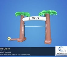 Limbo-Dance aufblasbar (keine Hüpfburg) Limbo Tanz