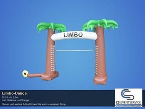 Limbo-Dance aufblasbar (keine Hüpfburg) Limbo Tanz