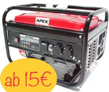 Stromgenerator mieten 2,5kw Aggregat Stromerzeuger zu vermieten
