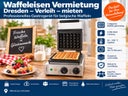 Waffeleisen Vermietung Dresden – Verleih – mieten – Profi Gerät
