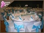 Event Paket für Ihren Abiball / Abifeier á 10 Personen: Tisch Ø 180 cm inkl. Bankett-Stühle mit Hussen, Tischdecke und Servietten - Galerie - Bild 2
