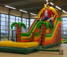 Hüpfburg "Clownrutsche mit Wasserbecken"