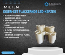 100x LED Kerzen