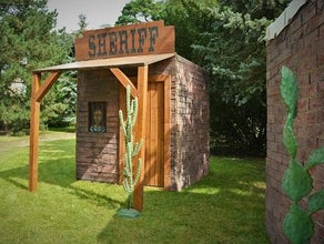 Westernstadt - Sheriffs Office- komplettes Haus