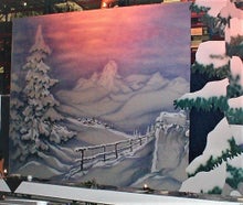 Weihnachten - Kulisse, Alpenland, Weihnachten, Schnee, Schneelandschaft