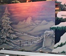 Weihnachten - Kulisse, Alpenland, Weihnachten, Schnee, Schneelandschaft
