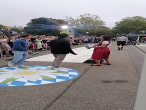 mobile Eisstockbahn das ORIGINAL aus dem ZDF-Fernsehgarten jetzt auch mit Lattl-Gestell (bekannt aus TV Total)