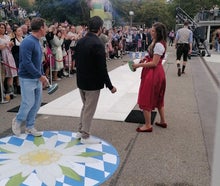 mobile Eisstockbahn das ORIGINAL aus dem ZDF-Fernsehgarten jetzt auch mit Lattl-Gestell (bekannt aus TV Total)