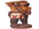 Indianer - Figur, Holz, Western, Wüste, Ureinwohner