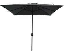 Sonnenschirm, quadratisch, anthrazit, 3m