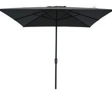 Sonnenschirm, quadratisch, anthrazit, 3m
