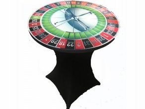 Casino - Tischplatte (Roulette) für Stehtisch
