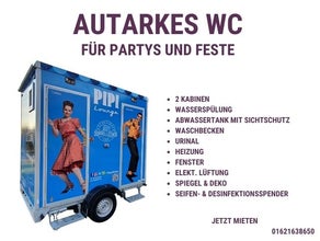 PIPI Lounge - VIP Toilettenwagen / Party WC