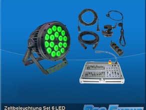 Zeltbeleuchtung Set 6 LED