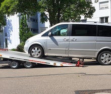 Spezial hochwertige Autotransport Anhänger, Autotransporter kippbar mit Seilwinde 3,0t Blitzlader, 100 km/h Zulassung mieten Vermietung