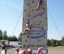 Mobile Kletterwand 6,30m, Kletterturm, Kletterwand, Kletterfelsen, Kletterberg