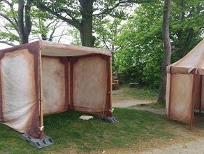 Mittelalter Marktstände, Verkaufsstand, Marktverkaufsstand