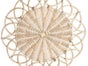 Rattan Tischset "FLOWER" mieten in Natur -Creme Farbe für BOHO Dekoration mit Pampasgras ausleihen - Galerie - Bild 2