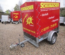 Anhänger Typ B  / Planenanhänger / Umzugsanhänger / PKW-Anhänger - 750kg
