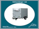 Kühlanhänger 1.3t / Kühlzelle / Mobile Kühlmöglichkeit / Eventcooler / Cooler / Kühltrailer