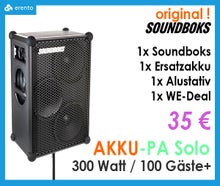 Soundboks Akku Tonanlage Musikbox Lautsprecher bis 100  Personen