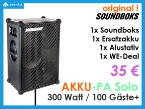 Soundboks Akku Tonanlage Musikbox Lautsprecher bis 100  Personen
