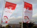 Fahnenmast | Flagge | Weihnachtsflaggen mieten - Galerie - Bild 1