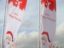 Fahnenmast | Flagge | Weihnachtsflaggen mieten - Galerie - Bild 1