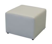 Lounge Hocker, weiß