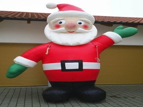 Aufblasbarer Nikolaus Weihnachtsmann