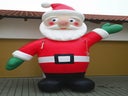 Aufblasbarer Nikolaus Weihnachtsmann